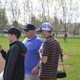 Ben Lindbergh, Sam Miller, and Sonoma Stompers general manager Theo Fightmaster look on from the sidelines at the tryout in March, perhaps plotting the Baptista heist.